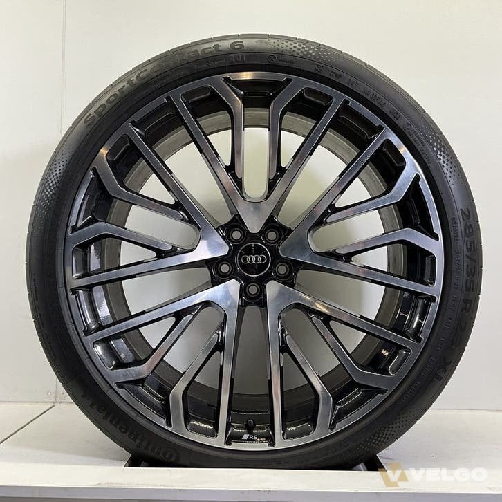 AUDI RSQ8 SQ8 Q8 SET VELGEN + ZOMERBANDEN 23 INCH, Gebruikt, Banden en Velgen, Info@velgo.nl, Ophalen of Verzenden