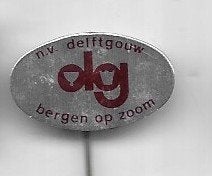 BERGEN OP ZOOM N.V. DELFTGOUW SPELD, Ophalen of Verzenden, Gebruikt, Stad of Land, Speldje of Pin