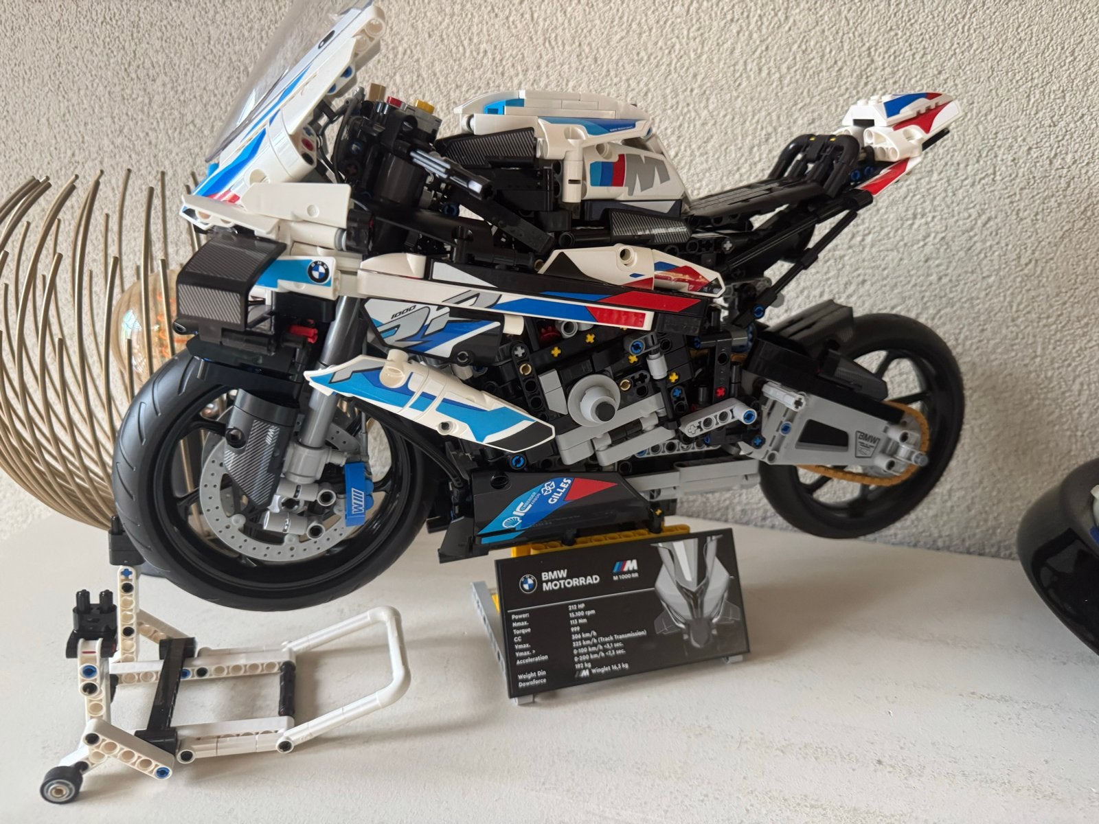 Lego Technic BMW M 1000 RR (42130) met doos en instructies, Ophalen of Verzenden, Zo goed als nieuw, Overige merken