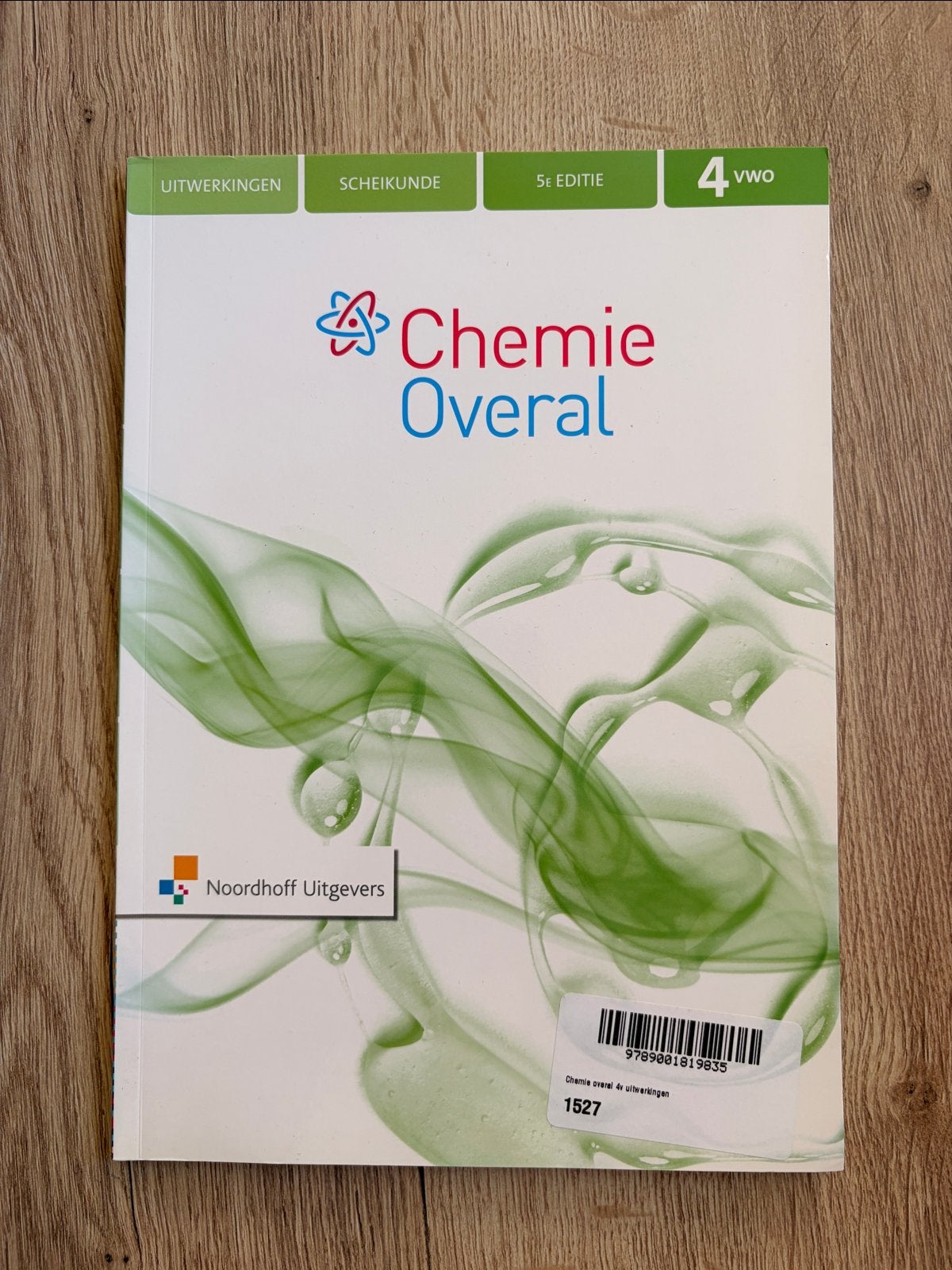 Chemie Overal VWO 4 Uitwerkingen Scheikunde 5e editie, Ophalen of Verzenden, Zo goed als nieuw, VWO, Scheikunde