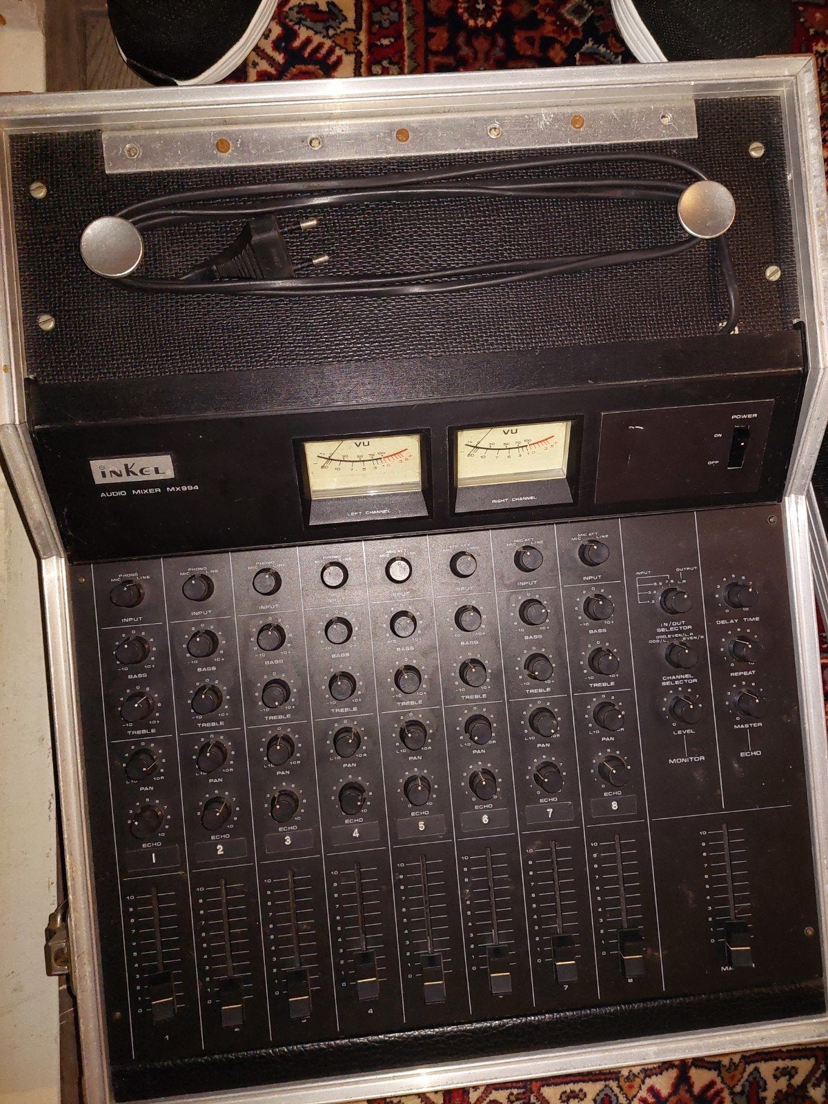 Inkel mengpaneel met flightcase, Ophalen of Verzenden