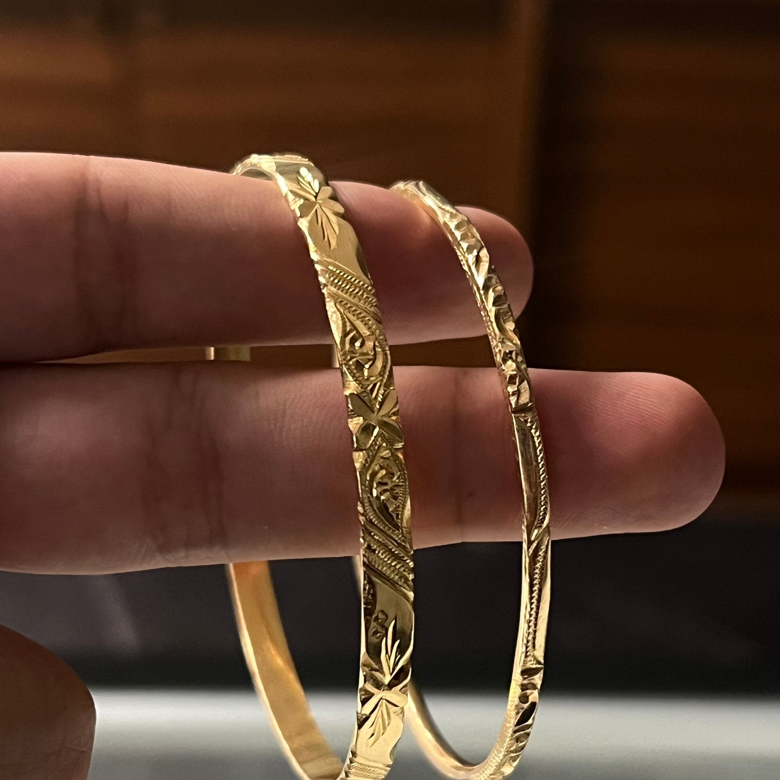 18 karaat gouden armbanden massief Marokkaans, Ophalen of Verzenden, Zo goed als nieuw, Goud