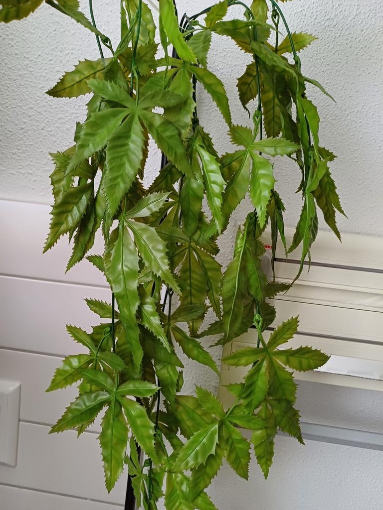 Mooie kunst hangplant voor huis/tuin - 83cm, Ophalen of Verzenden, Nieuw, Binnen