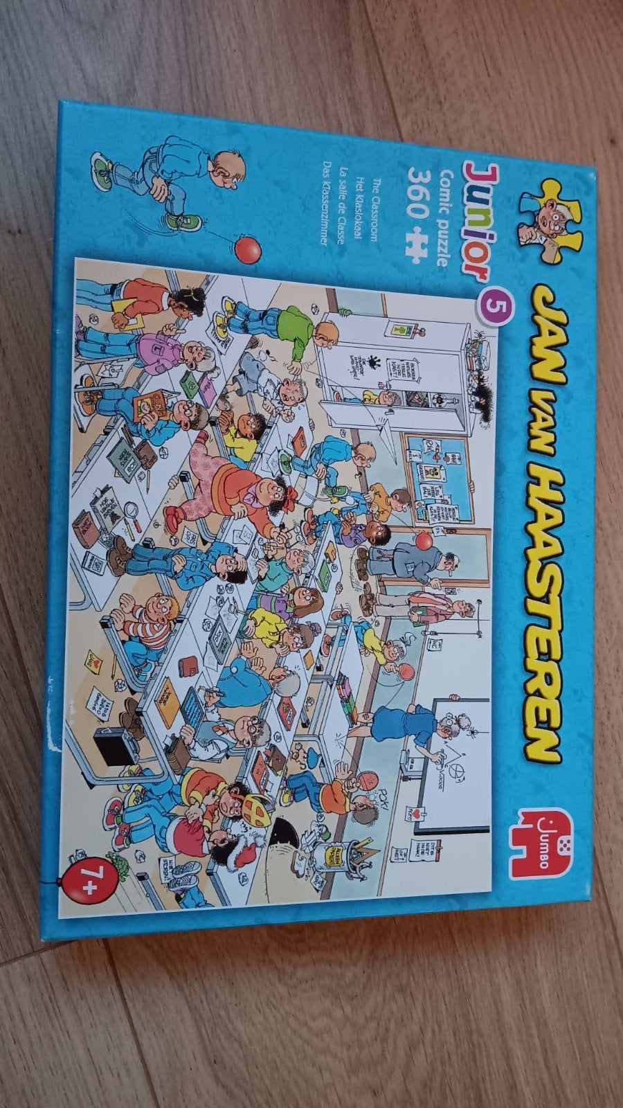 Jan van Haasteren Junior Comic Puzzel - Het Klaslokaal, Ophalen, Meer dan 50 stukjes, Gebruikt, 6 jaar of ouder