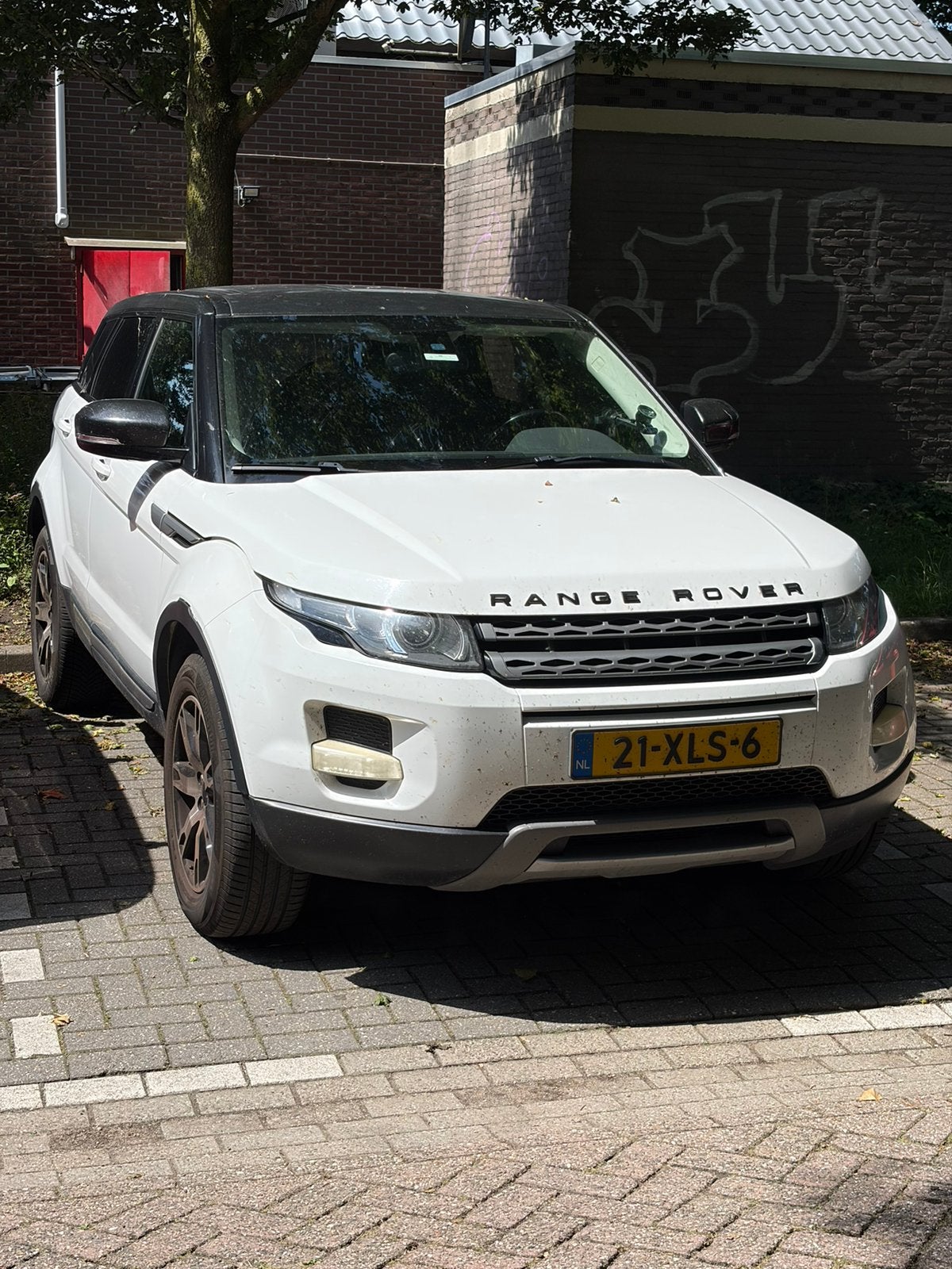 Land Rover Range Rover Evoque TD4 4WD 2012 Wit, Auto's, 1800 kg, Zwart, Wit, Vierwielaandrijving