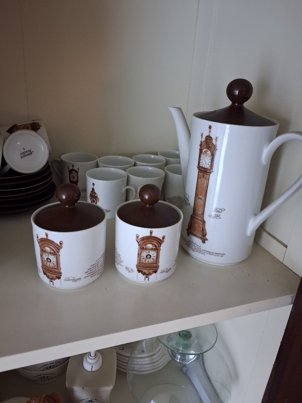 Douwe Egberts Koffieservies - 13 kop en schotel, Overige merken, Ophalen of Verzenden, Zo goed als nieuw, Compleet servies