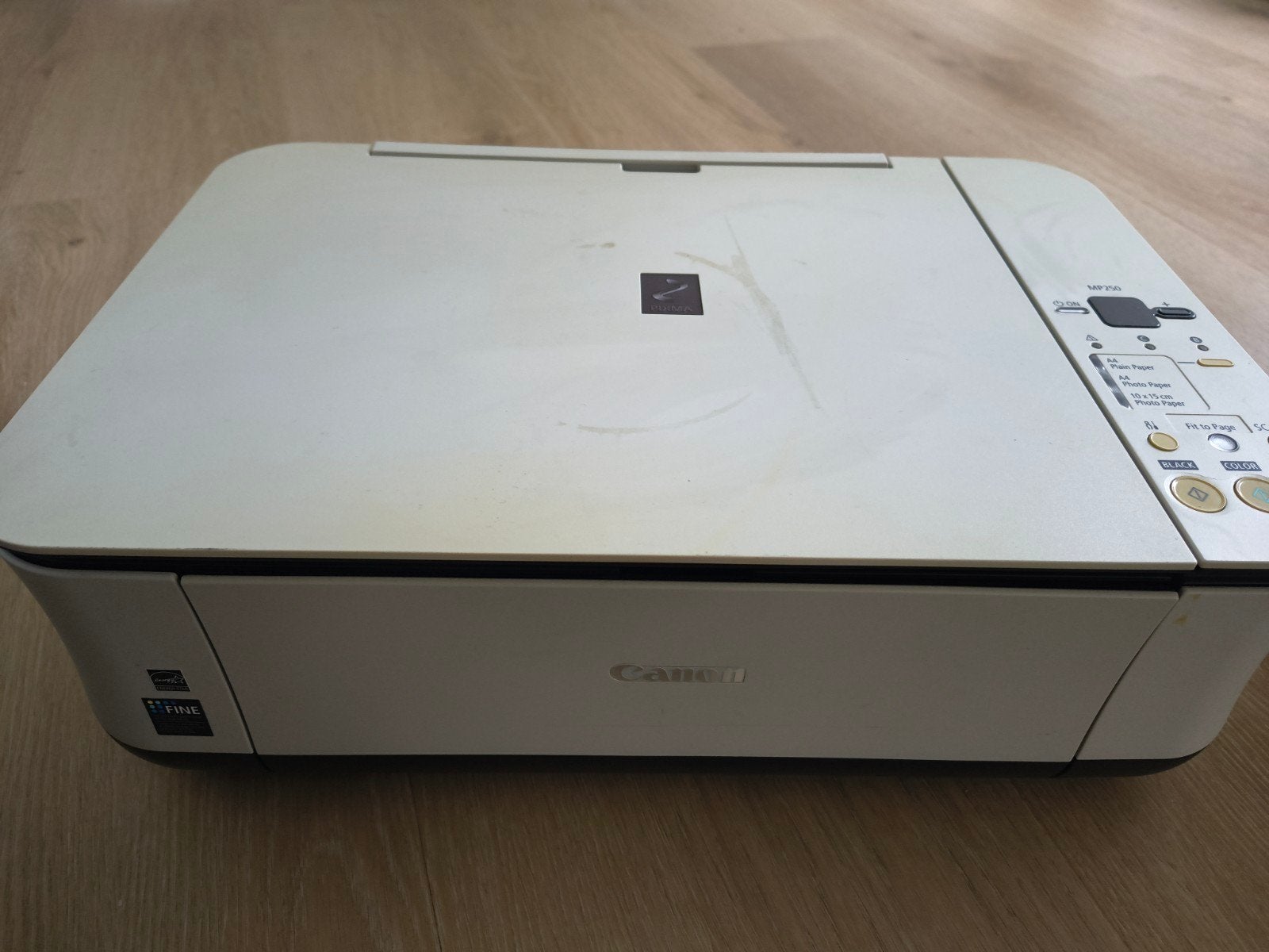 Canon MP250 All-in-One Printer - Gebruikt, werkt nog goed!, Computers en Software, Printers, Ophalen, Kleur printen, Gebruikt