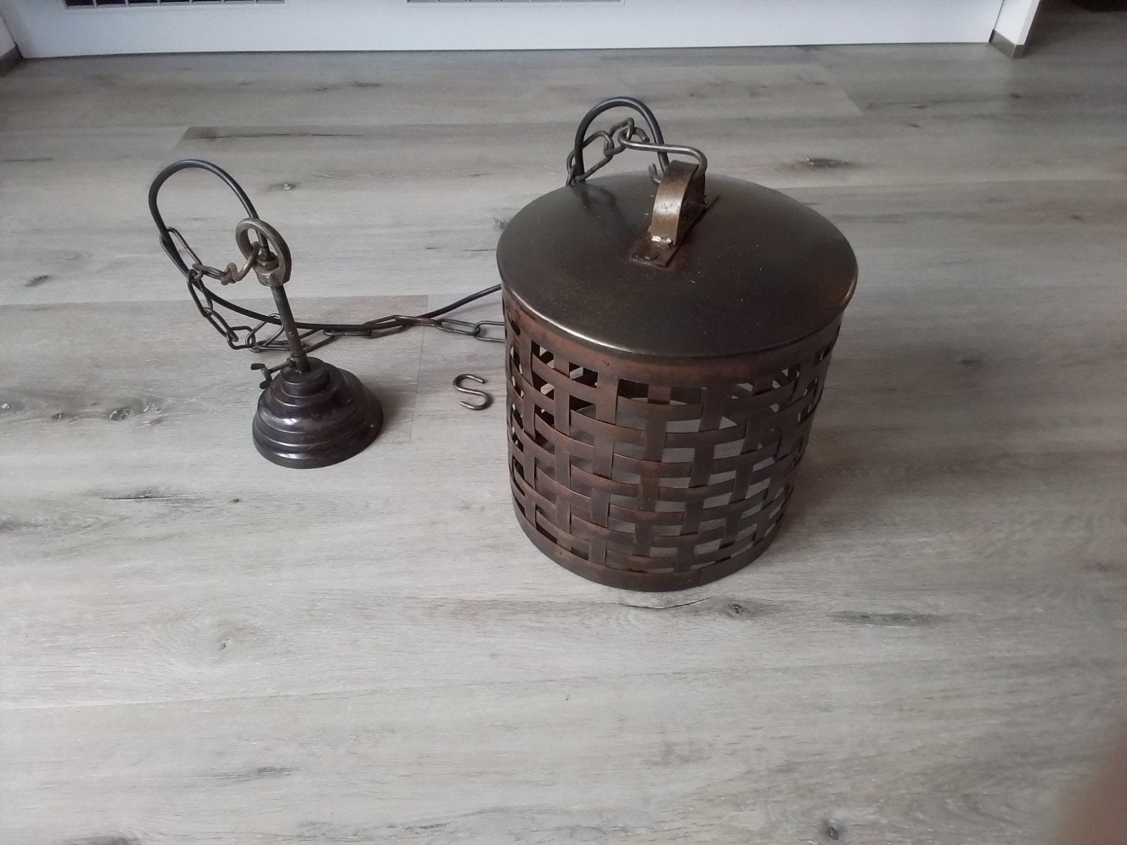 Landelijke kooi hanglampen, Ophalen of Verzenden