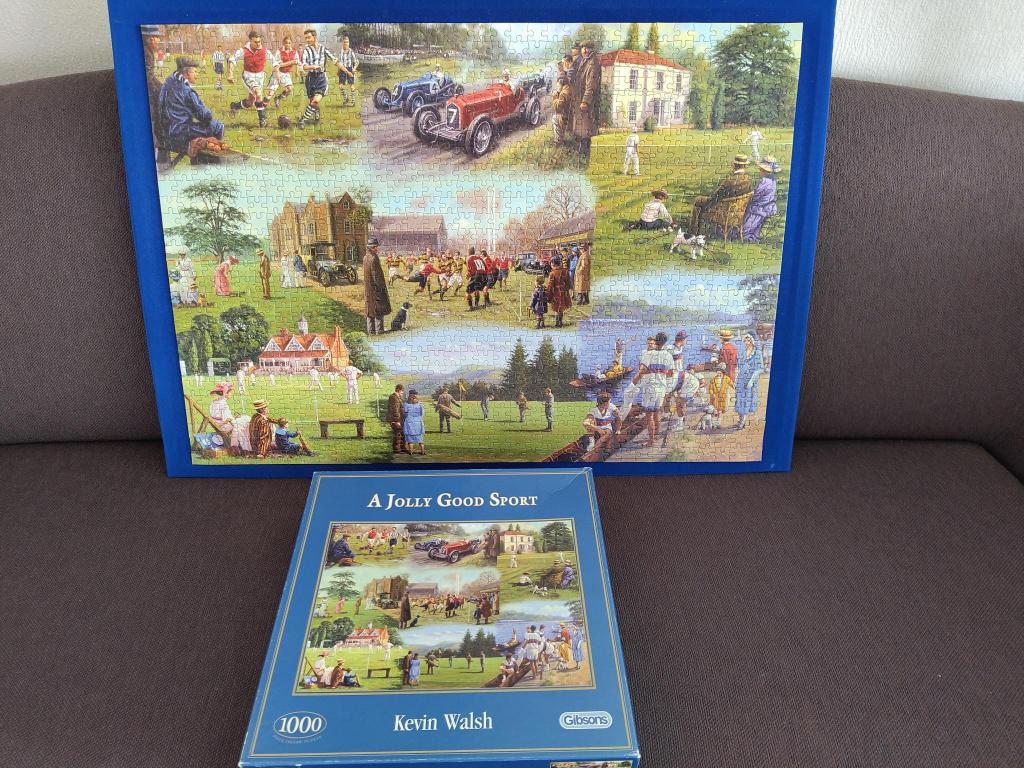 Gibsons puzzel 'A jolly good sport' 1000 stukjes, Ophalen of Verzenden, 500 t/m 1500 stukjes, Zo goed als nieuw