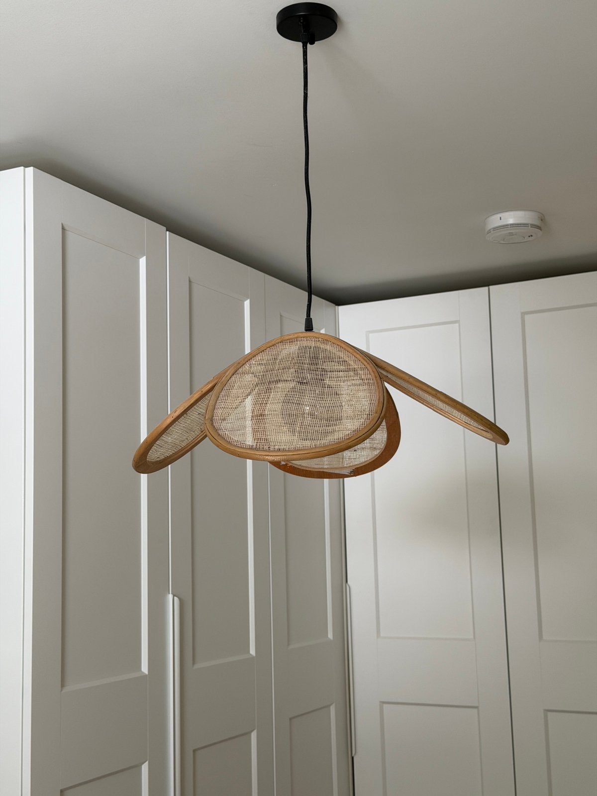 Madam Stoltz rotan hanglamp – Ø57 cm – boho/Japandi, Ophalen of Verzenden, Zo goed als nieuw