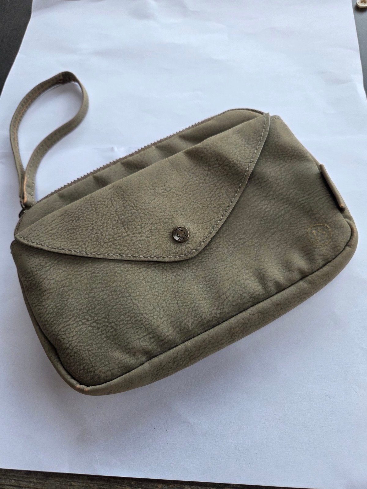 zusss pols tasje, Sieraden, Tassen en Uiterlijk, Tassen | Damestassen, Verzenden, Gebruikt, Beige, Avondtasje
