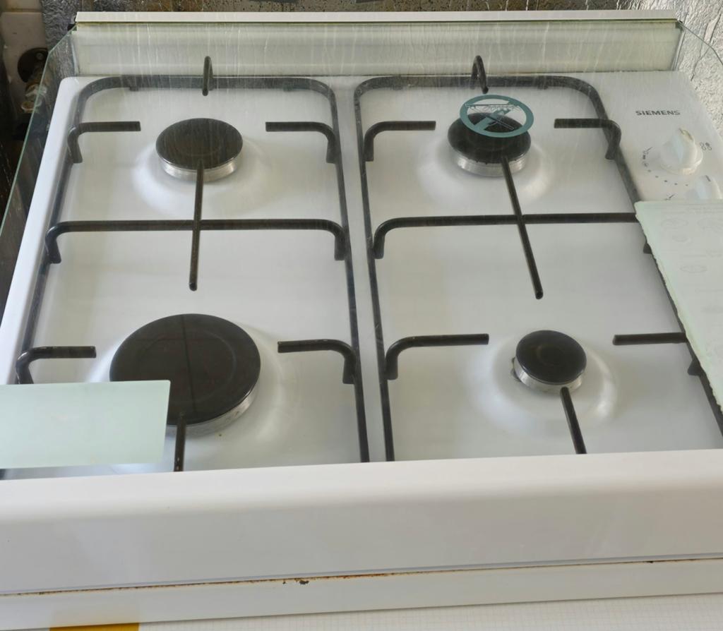 Siemens gaskookplaat - Werkt perfect (stekker defect), Witgoed en Apparatuur, Kookplaten, Ophalen, Gebruikt, 4 kookzones, Gas