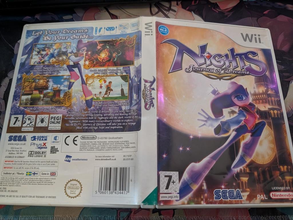NiGHTS: Journey of Dreams - Nintendo Wii, Ophalen of Verzenden, Gebruikt, Avontuur en Actie, Vanaf 7 jaar