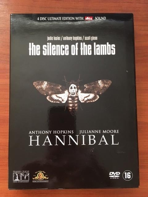 DVD: Hannibal Lecter: Silence of the Lambs en Hannibal, Vanaf 16 jaar, Ophalen of Verzenden, Zo goed als nieuw, Actiethriller
