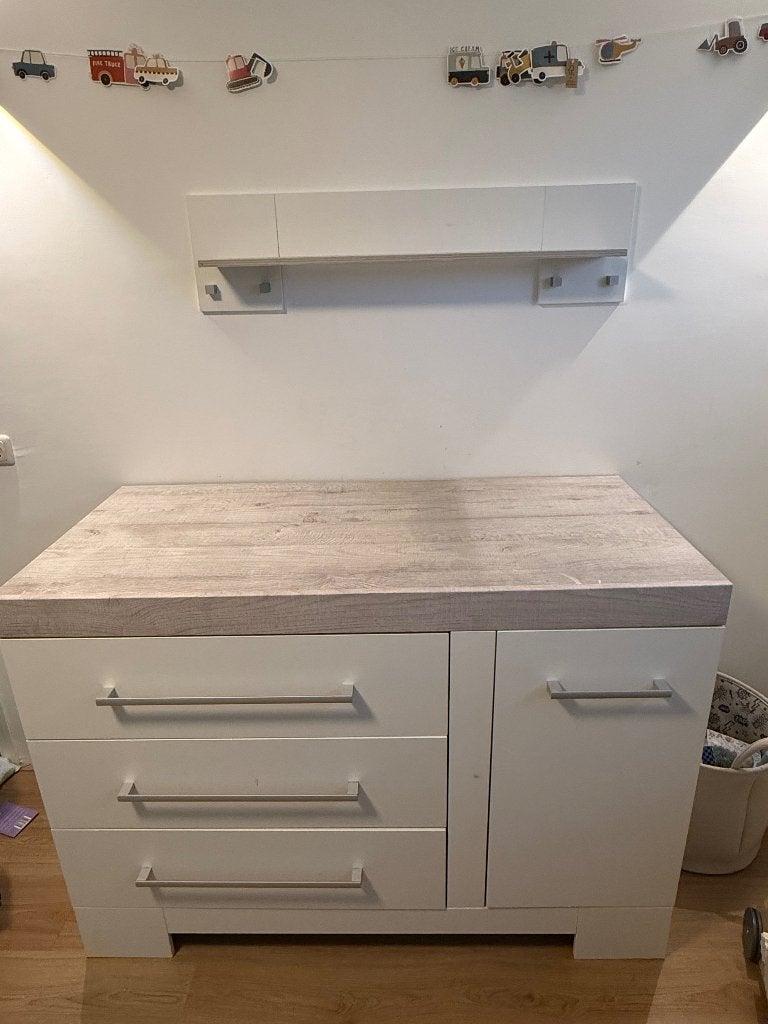 Commode 3 Laden/1 Deur Futura - Zo goed als nieuw, Ophalen, 50 tot 70 cm, 100 cm of meer, Zo goed als nieuw