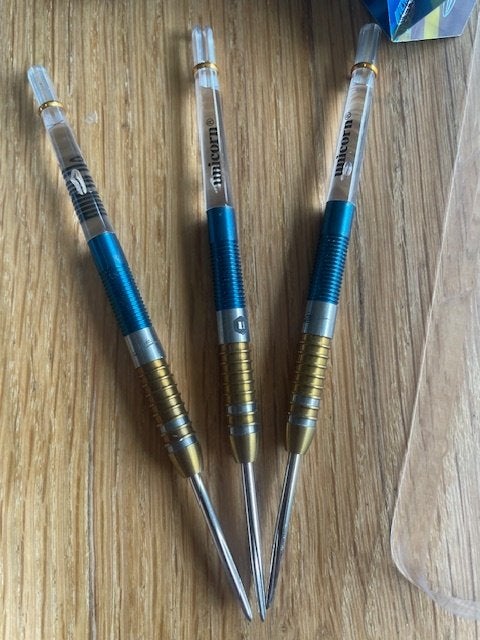 Unicorn Gary Anderson Phase 6 Duo 90% - 23 gram, Verzenden, Zo goed als nieuw, Pijlen