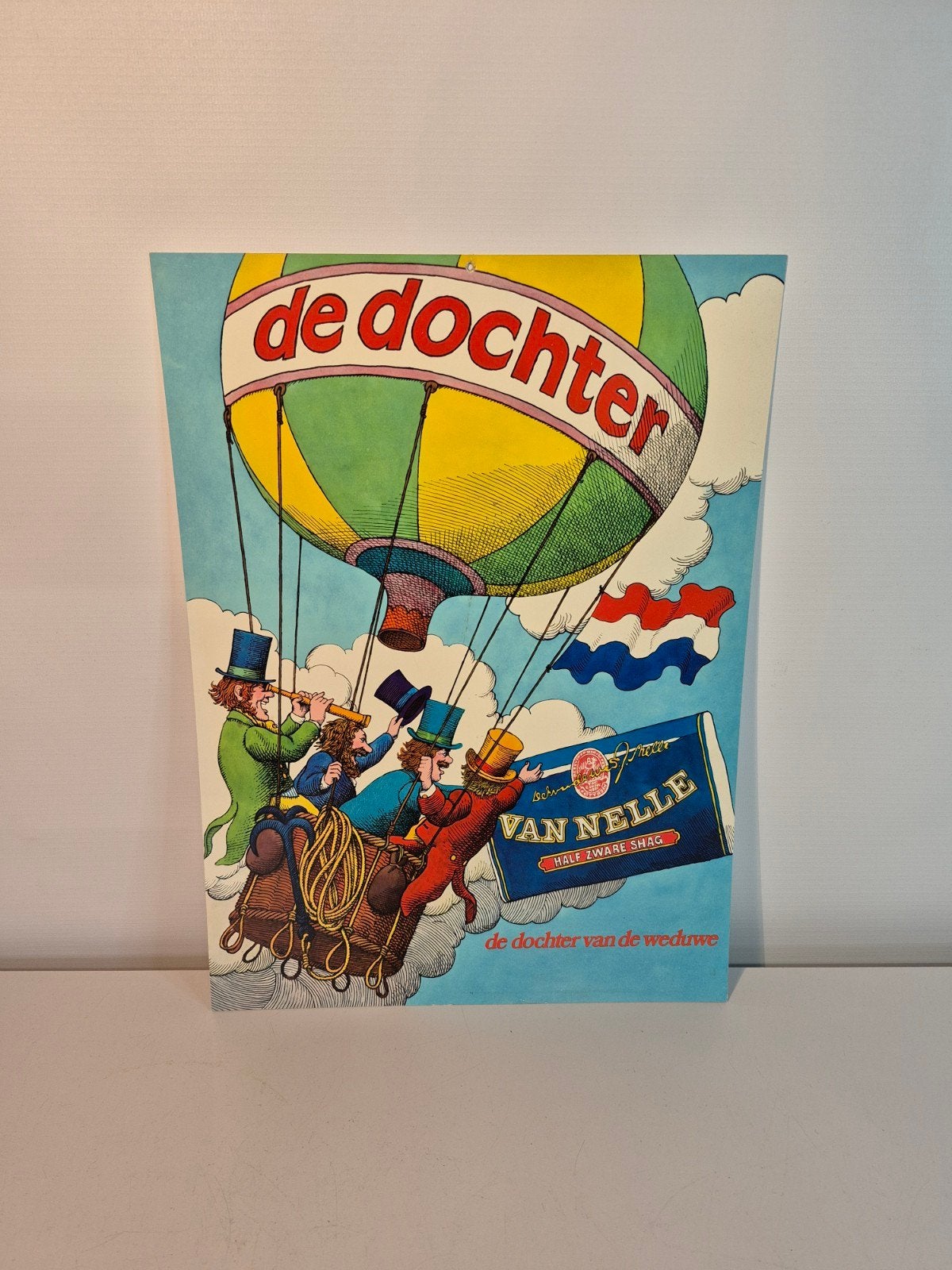 oud van Nelle reclame bordje 'de dochter', Verzamelen, Ophalen of Verzenden, ., ., .