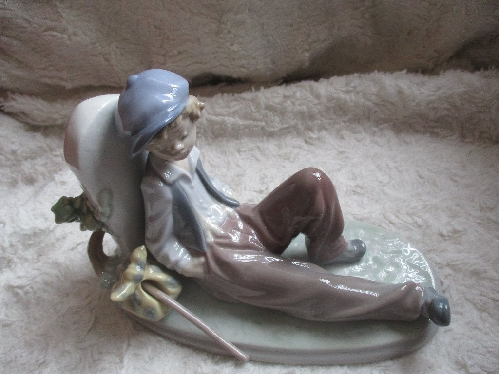 lladro beeld jongen, Ophalen of Verzenden, Zo goed als nieuw, Mens