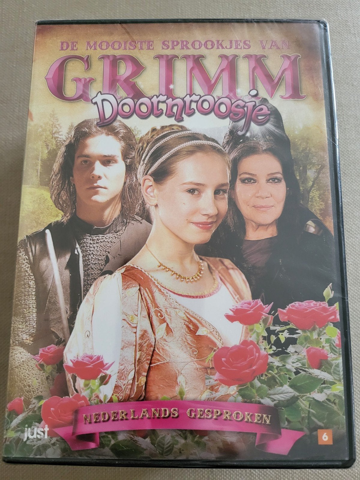 Nieuw! Dvd de mooiste sprookjes van Grimm doornroosje ., Alle leeftijden, Komedie, Nieuw in verpakking, Film