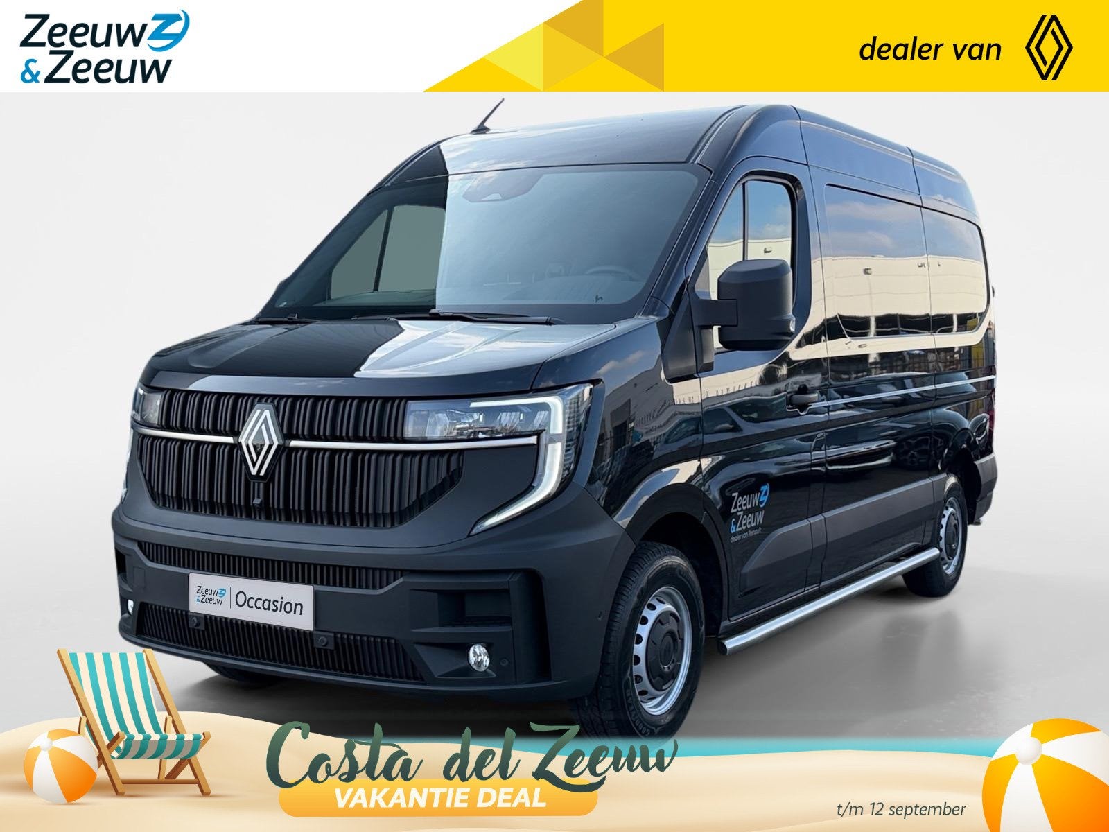 Renault Master E-Tech T35 L2H2 Advance Long Range 87 kWh Aut, Auto's, Stof, 143 pk, Met garantie (alle), Renault