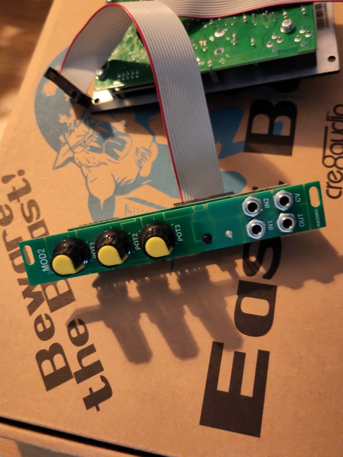 Hagiwo Mod 2 (zelfbouw eurorack of kit), Muziek en Instrumenten, Synthesizers, Ophalen of Verzenden, Overige aantallen, Overige merken