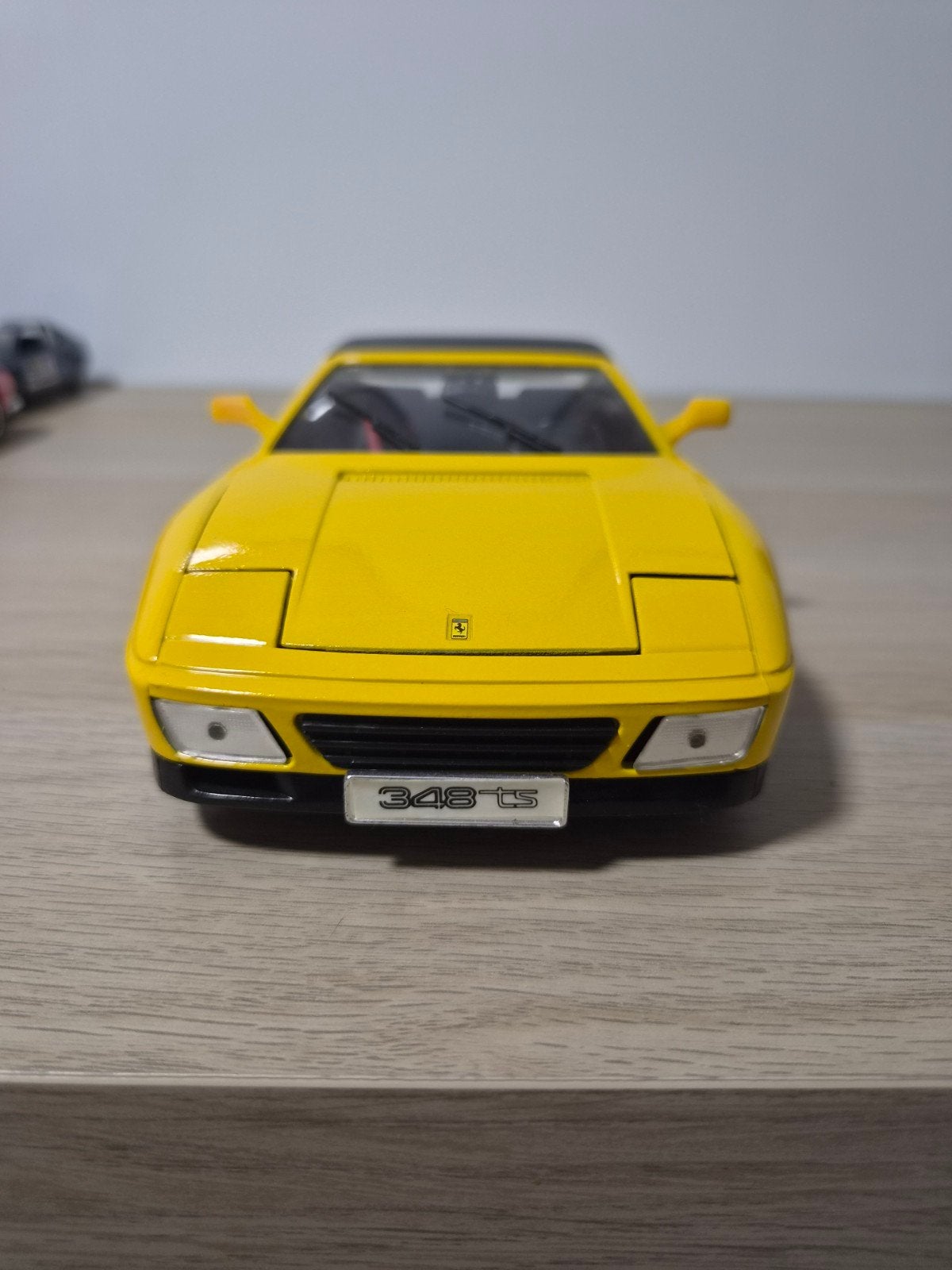 Ferrari 348 TS Geel 1:18, Ophalen of Verzenden, Gebruikt, Auto, Maisto