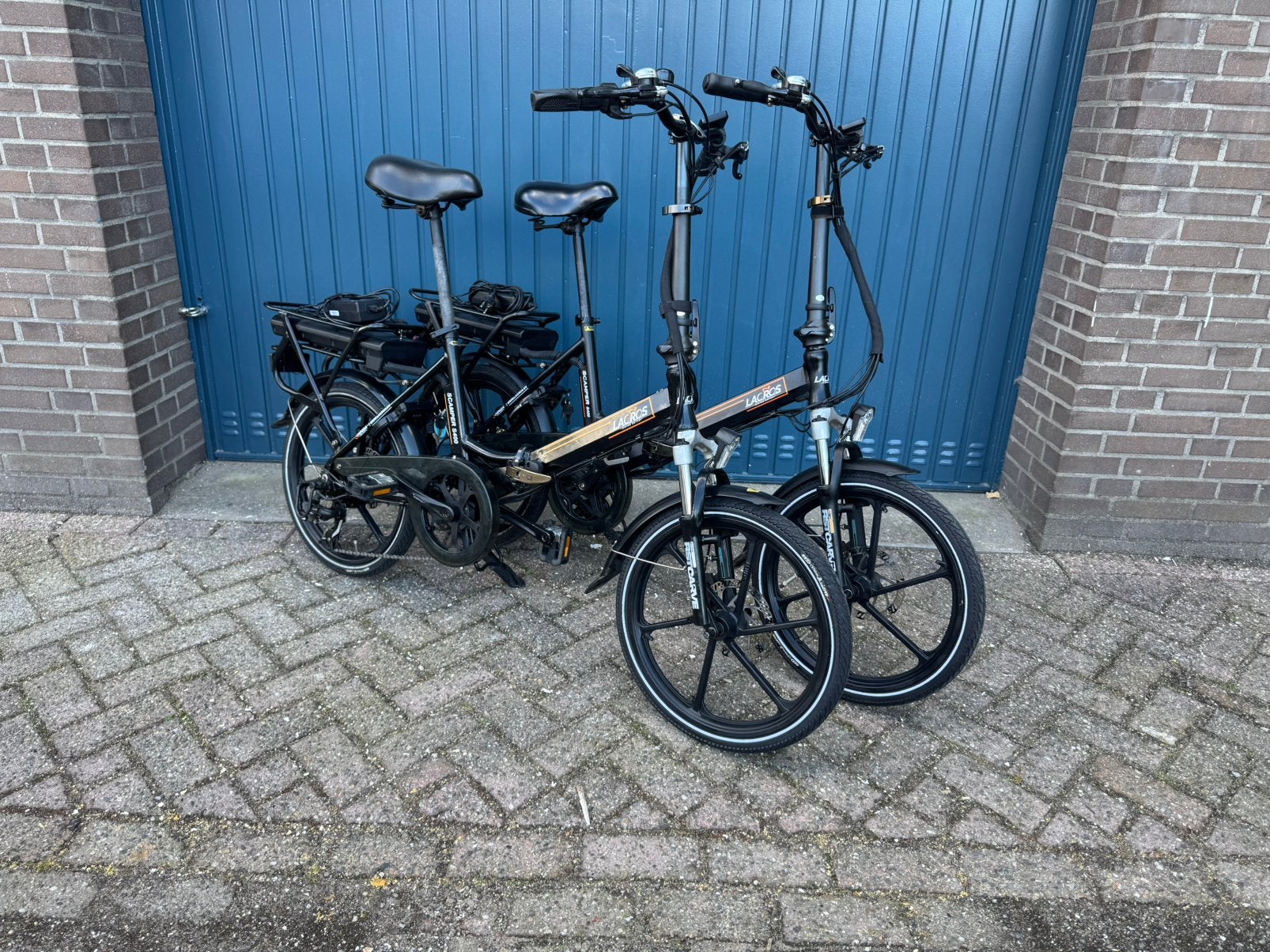 2xZGAN Lacros S400 en Ambling elektrische vouwfietsen 20inch, Ophalen, Zo goed als nieuw, 20 inch of meer, Versnellingen