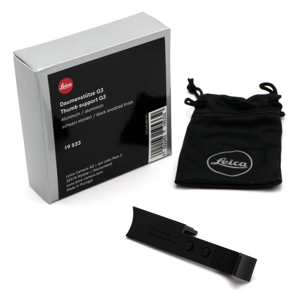 Leica 19533 Duimsteun voor Leica Q3 zwart, Leica, Ophalen of Verzenden, Zo goed als nieuw, Grip