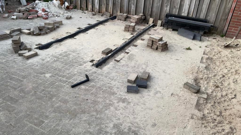 Straat klinkers! Gratis!, Ophalen, Zo goed als nieuw, Beton, Klinkers