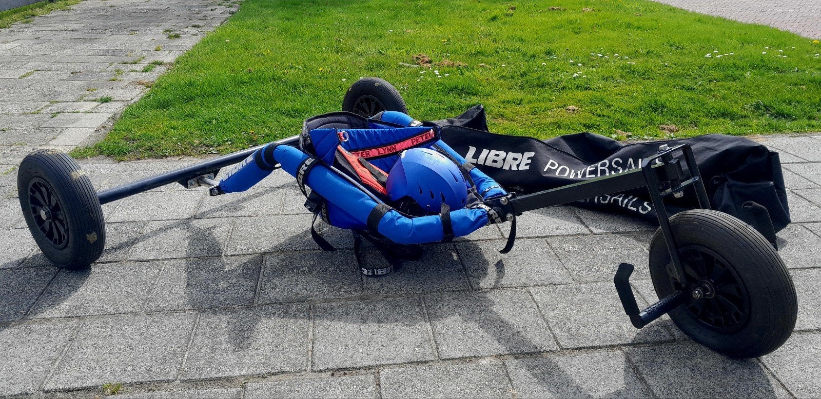 Libre Powersails Kite Buggy met accessoires, Geen board, Ophalen, Gebruikt, Overige typen