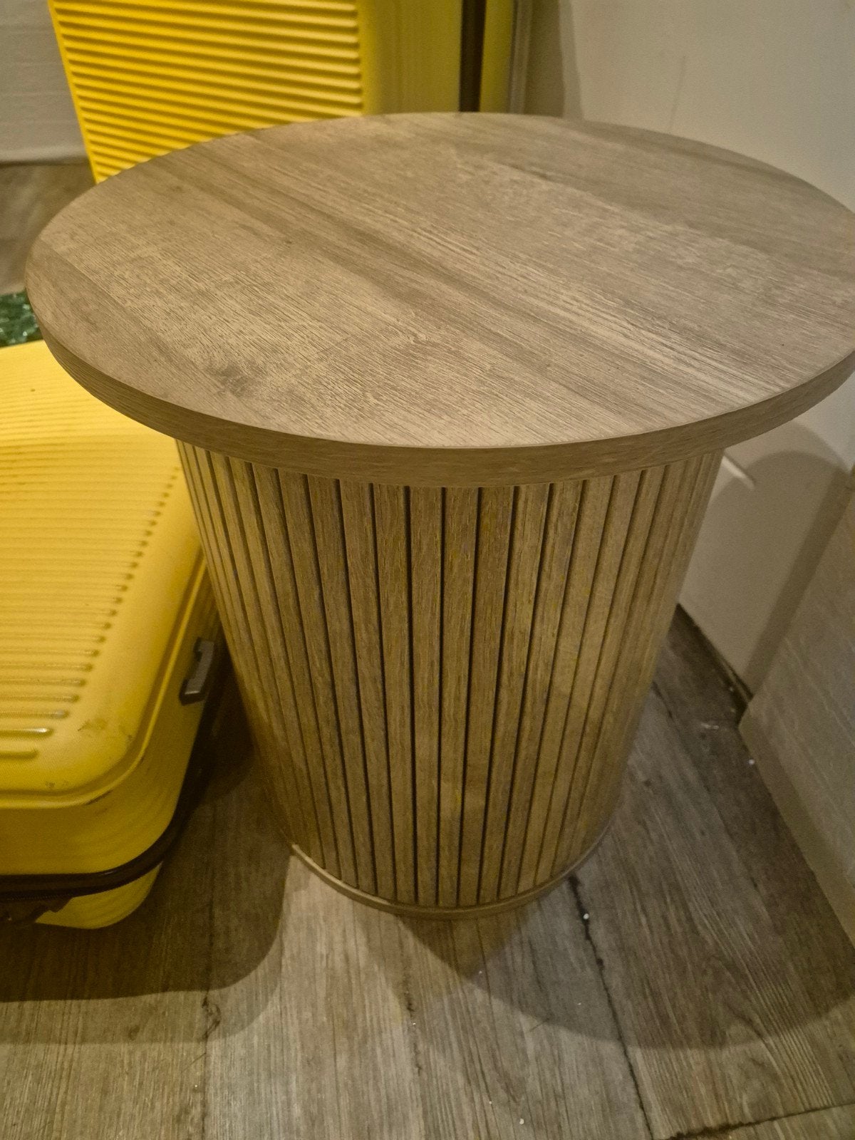 Bijzettafel, Huis en Inrichting, Tafels | Bijzettafels, Ophalen, Rond, Minder dan 55 cm, 45 tot 60 cm