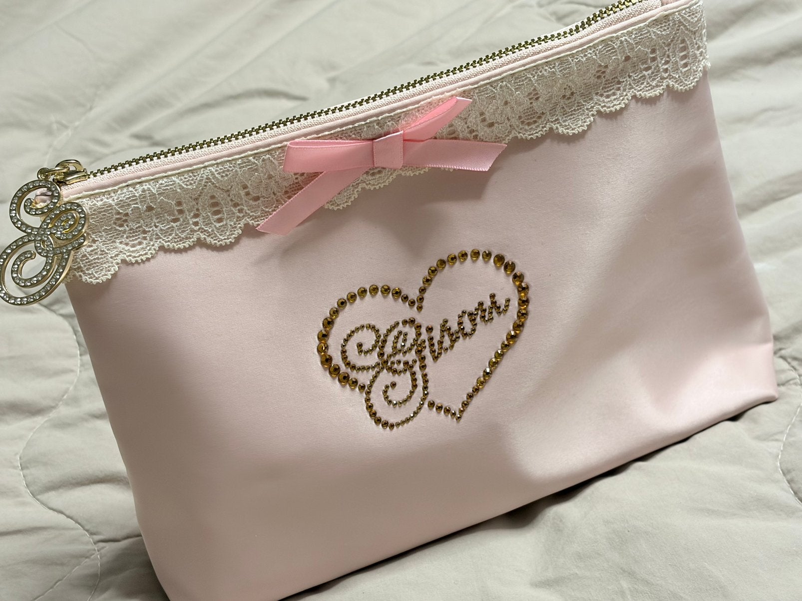 Gisou tasje/pouch met charmhanger nieuw!Inclusief verzenden!, Verzenden, Nieuw, Roze, Dame