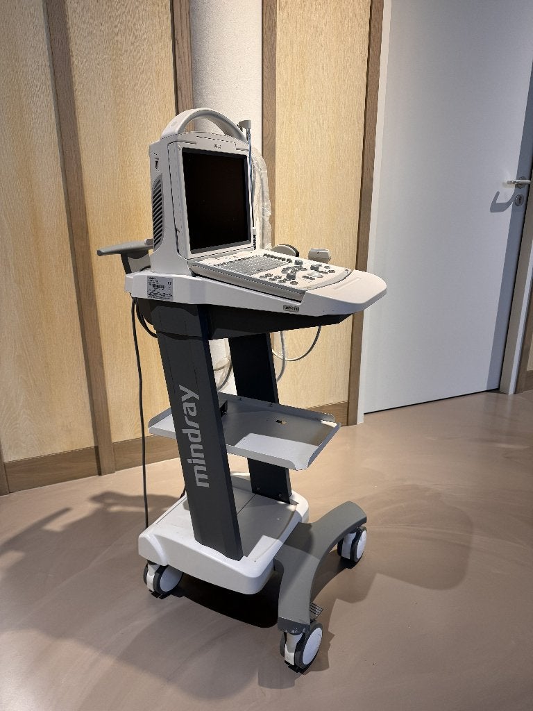Mindray DP-20 echoapparaat met 2 transducers en trolley, Ophalen, Gebruikt