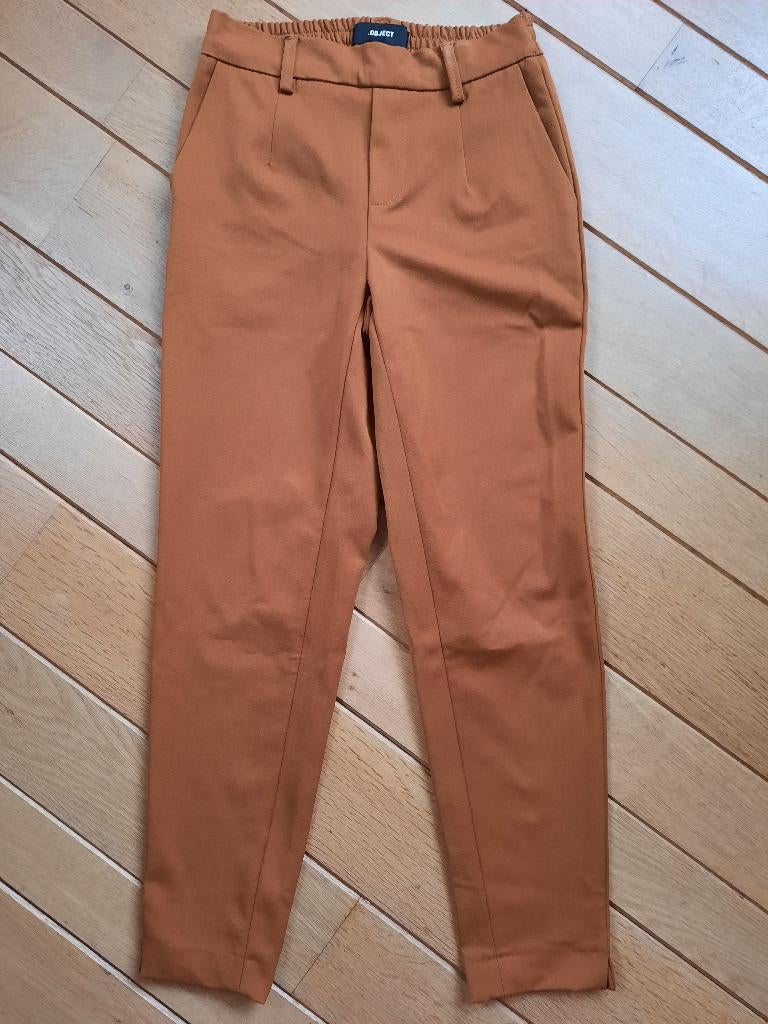 OBJECT broek roest bruin maat 34 - nieuw -, Kleding | Dames, Bruin, Object, Nieuw, Ophalen of Verzenden