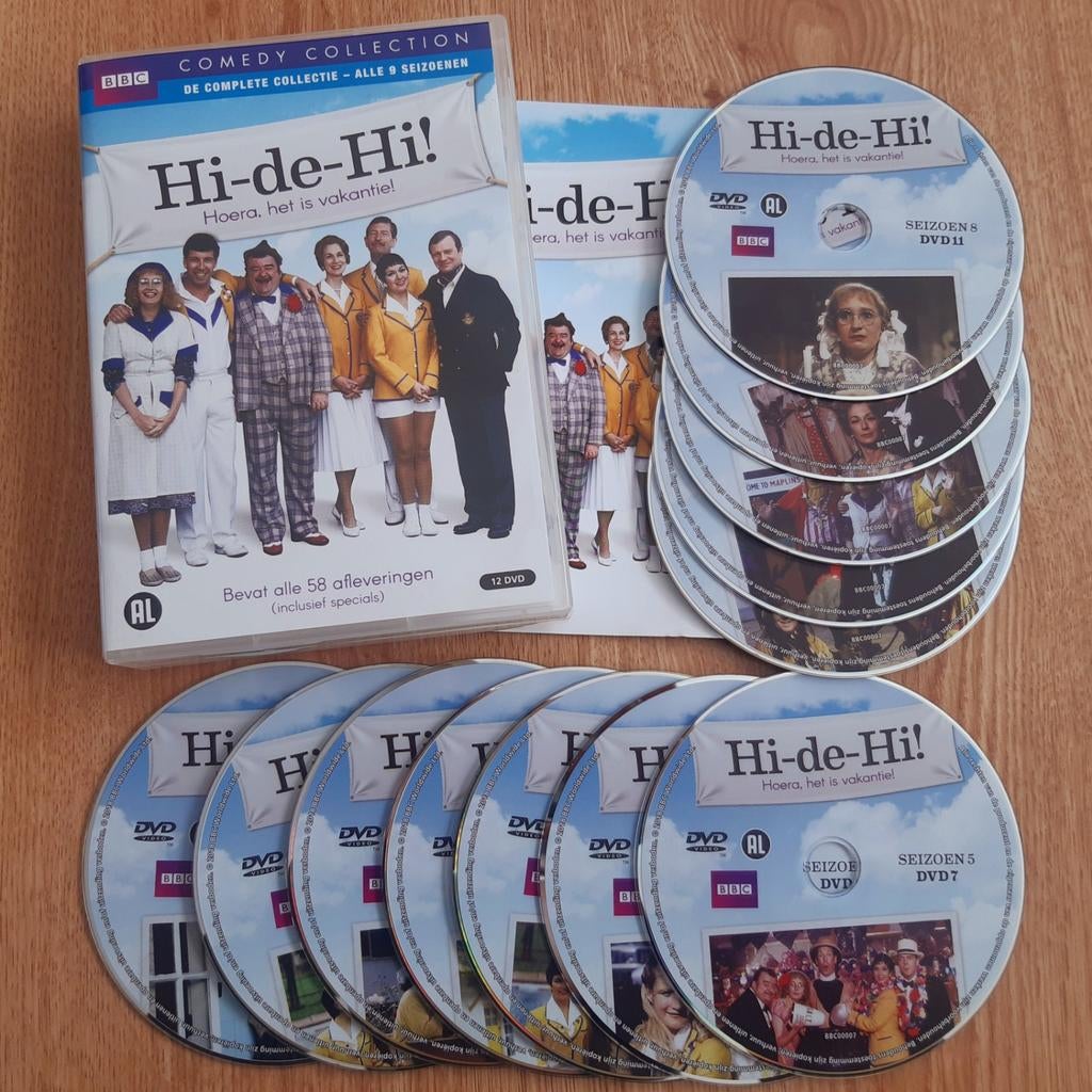 Hi-de-Hi / Hoera het is Vakantie - Complete Collectie, Cd's en Dvd's, Dvd's | Tv en Series, Ophalen of Verzenden, Komedie, Boxset