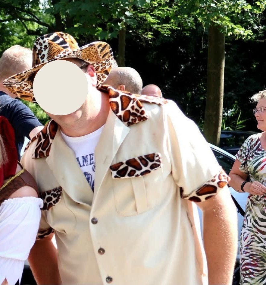 Jungle outfit, safari kleding te huur, Kleding | Heren, Ophalen, Overige maten, Kleding, Overige thema's
