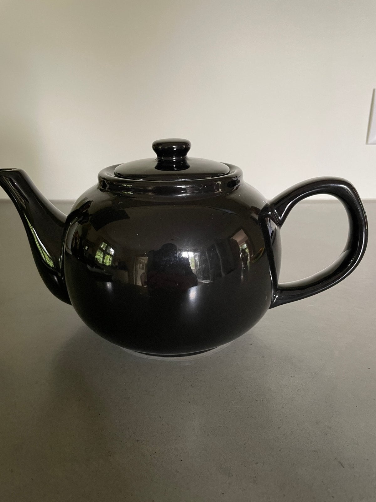 Nieuwe zwarte/donkerbruine theepot, Ophalen of Verzenden, Zo goed als nieuw, Overige stijlen, Overige typen
