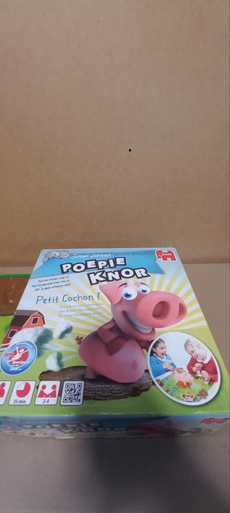 Jumbo Poepie Knor Bordspel - Leuk familiespel, Ophalen of Verzenden, Zo goed als nieuw, Jongen of Meisje