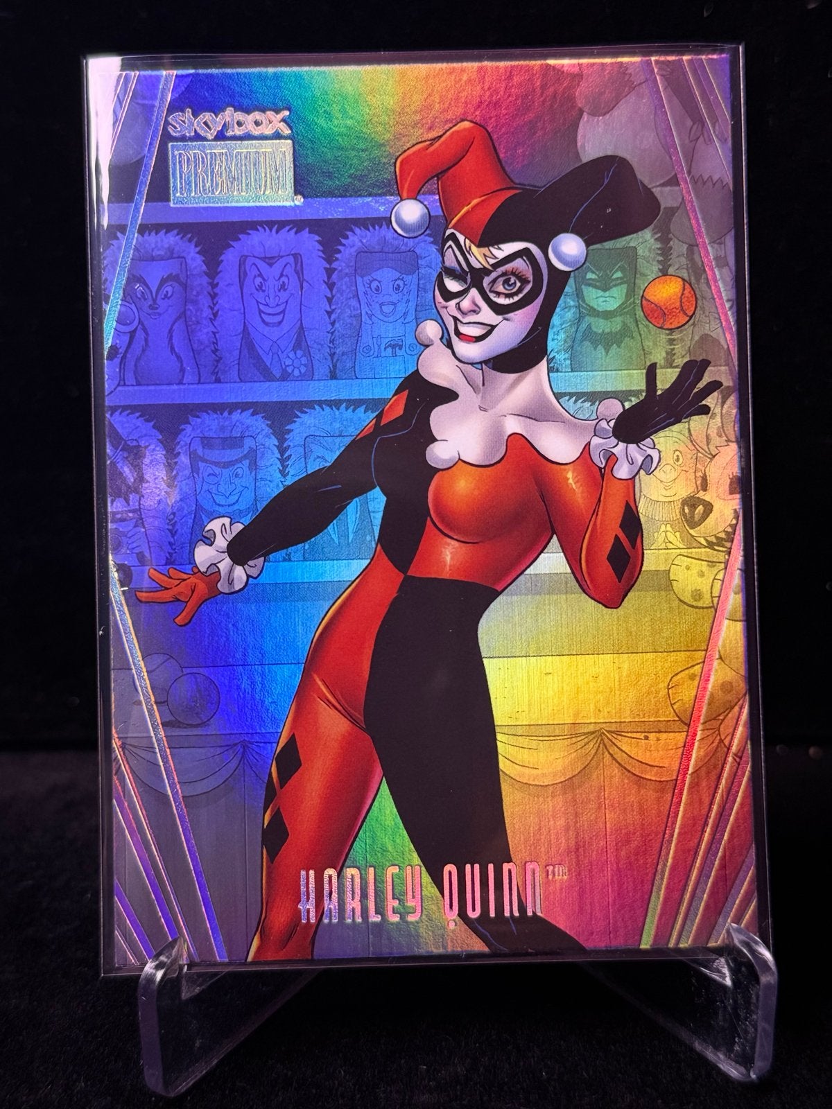 Skybox Premium Harley Quinn S-12 - Upper Deck Metal Batman, Verzamelen, Stripfiguren, Verzenden, Zo goed als nieuw, Beeldje of Figuurtje