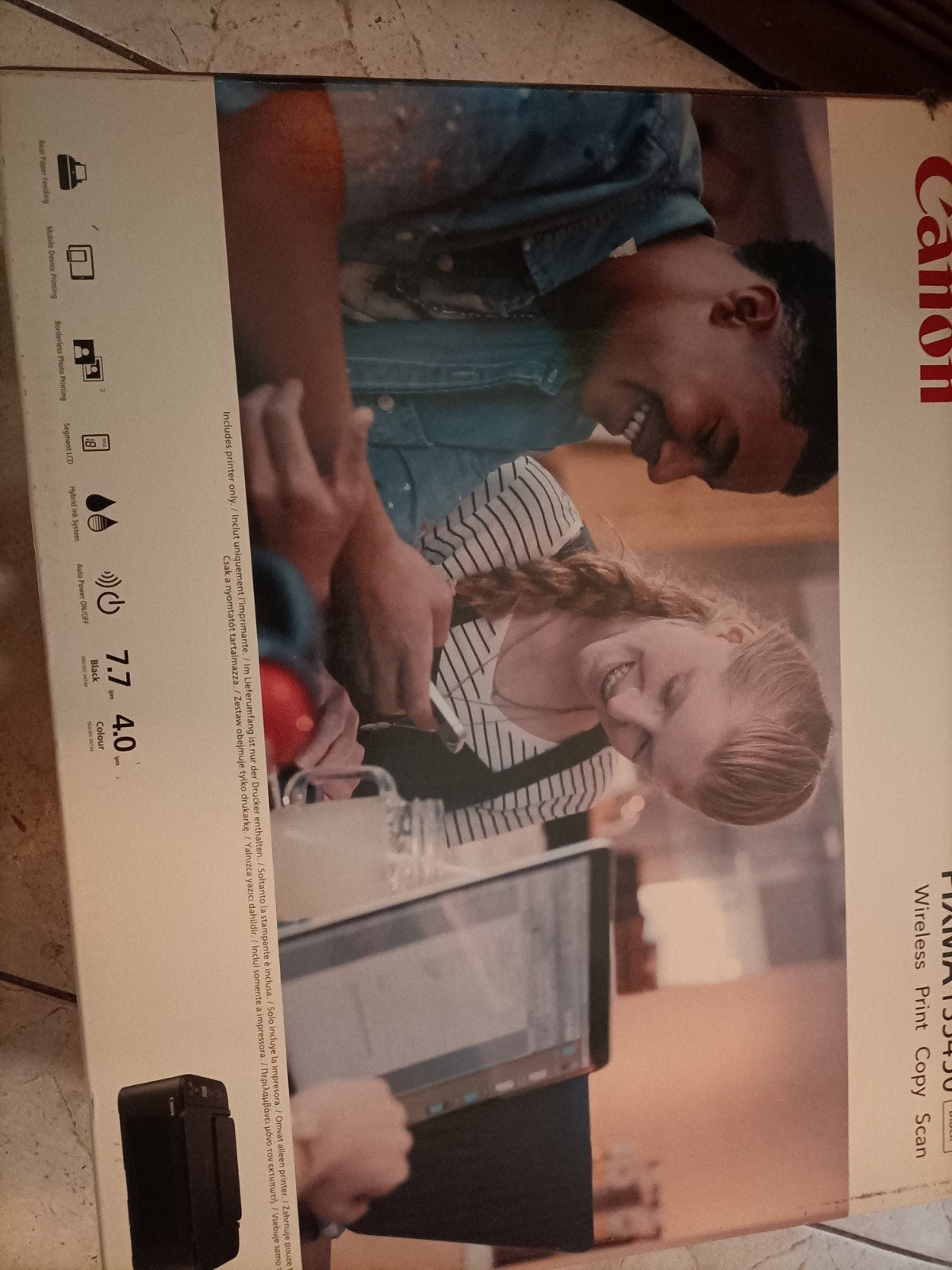 Canon PIXMA TS3450 All-in-One Printer Zwart, Computers en Software, Printers, Ophalen, Kleur printen, Canon, Inkjetprinter