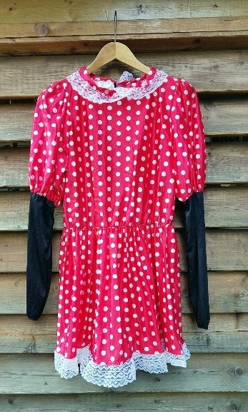 Carnavalpekske: Minnie Mouse, Kleding | Dames, Ophalen of Verzenden, Gedragen, Carnaval, Kleding