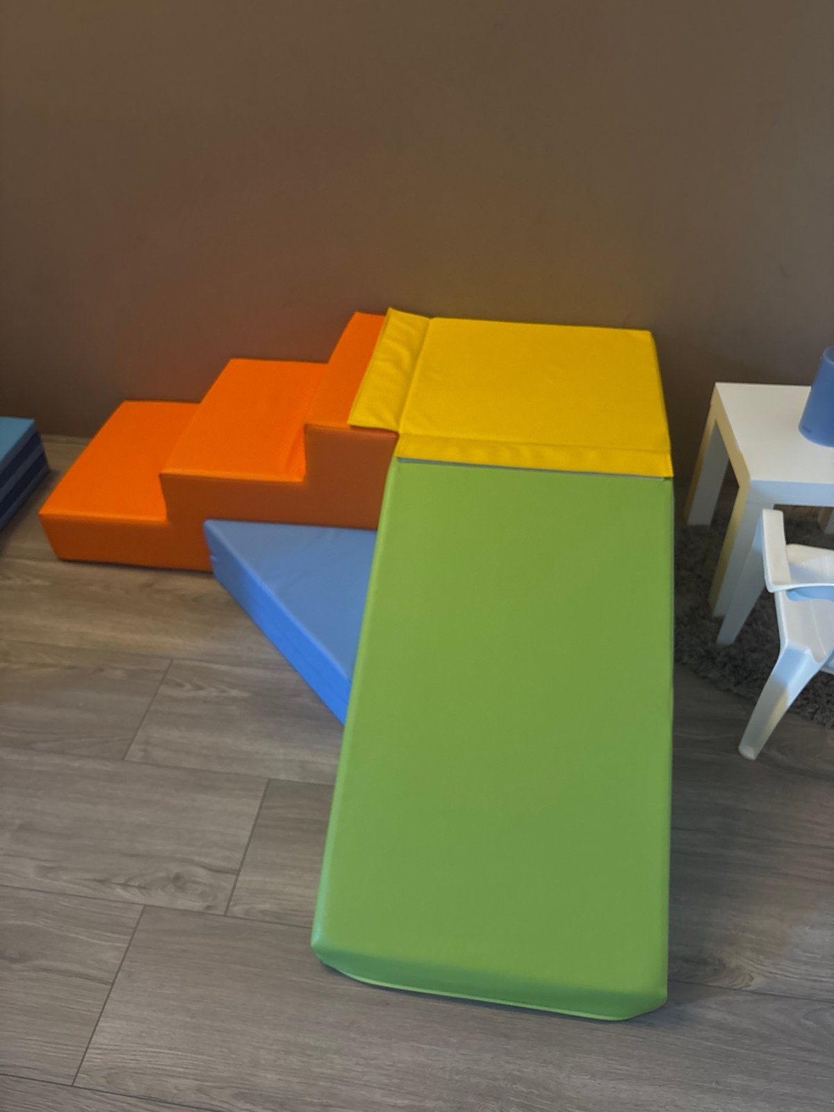 Zachte speelset voor kinderen - Klimmen en glijden, Ophalen, Gebruikt, Glijbaan, Aanbouwonderdeel