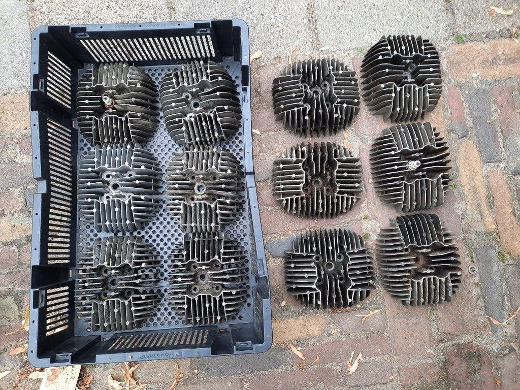 12 x mahle cilinderkopjes smal oud type, Fietsen en Brommers, Brommeronderdelen | Kreidler, Gebruikt, Cilinder, Ophalen