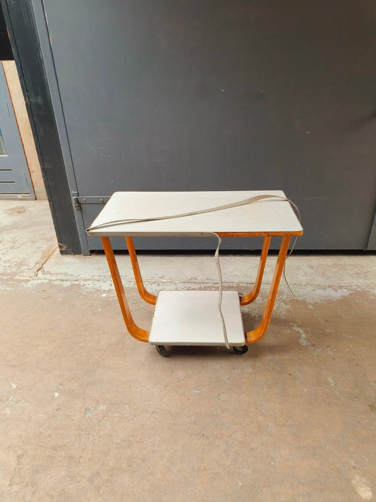 Cees Braakman voor Pastoe berken serie trolley opknapper, Antiek en Kunst, Ophalen of Verzenden