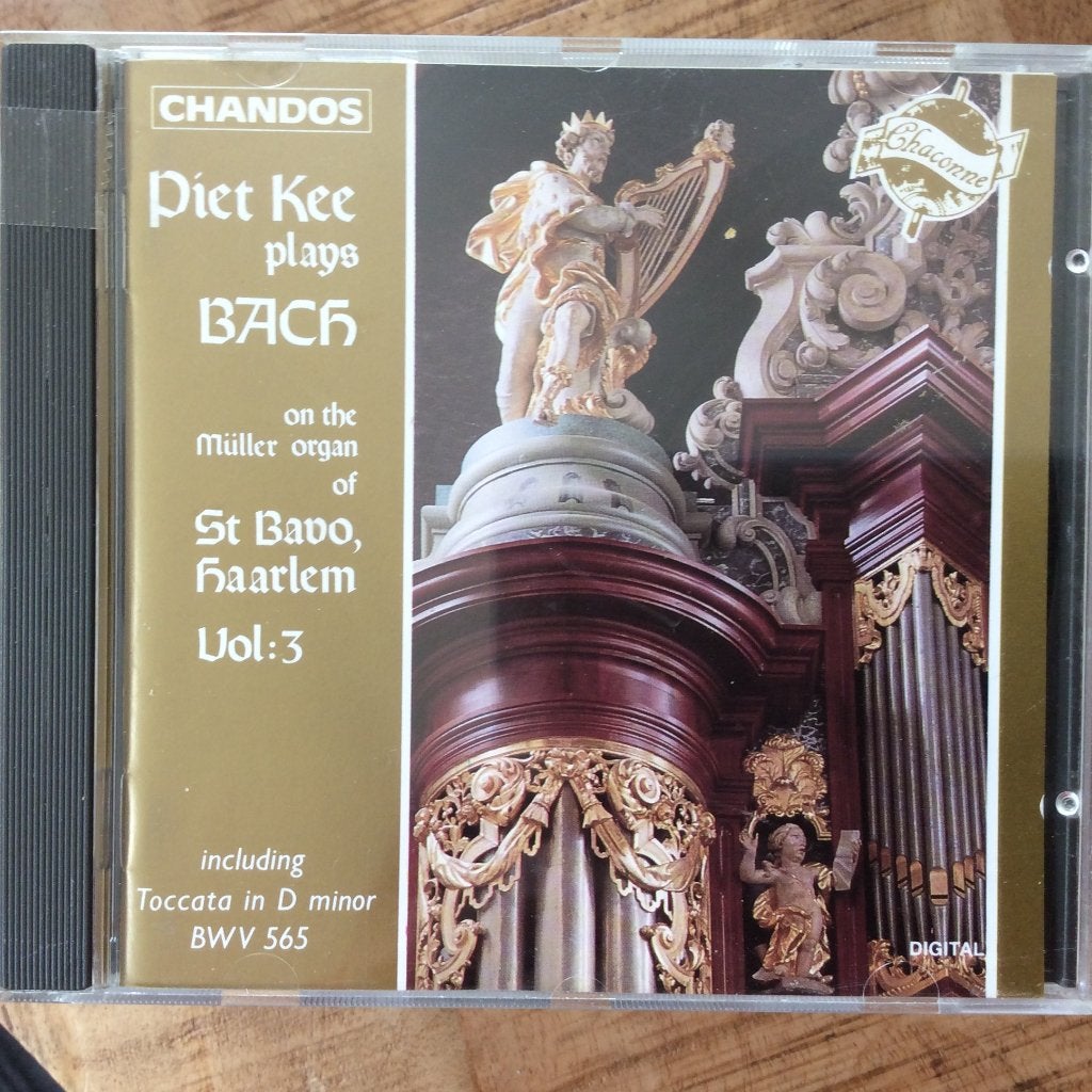 Orgel - Piet Kee, Bavo Haarlem, Bach 3, Soloconcert, Ophalen of Verzenden, Zo goed als nieuw, Barok