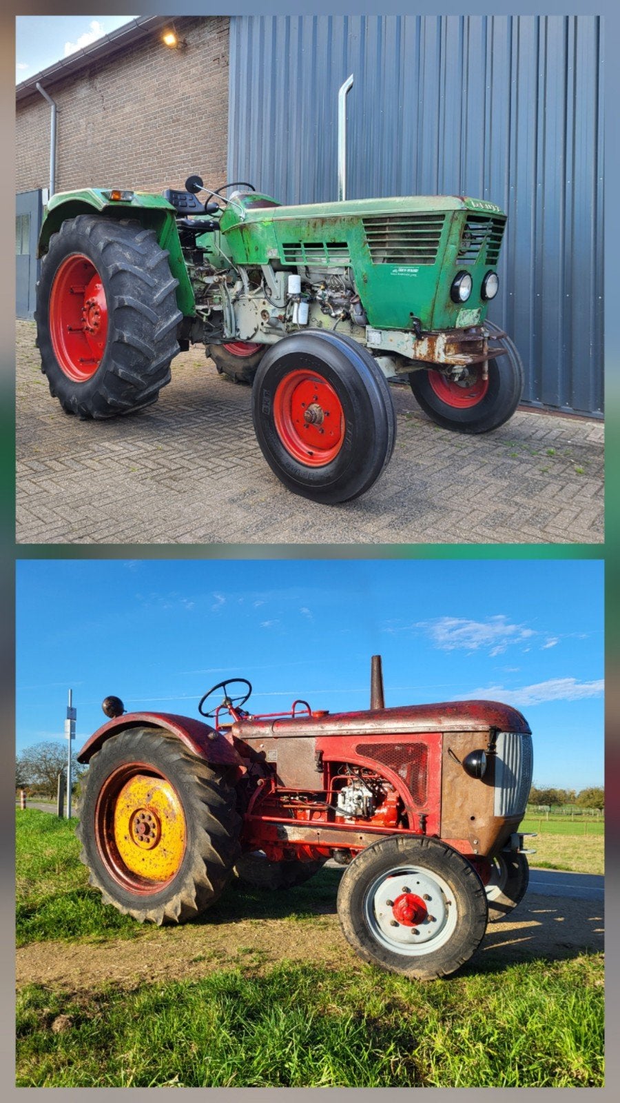 Deutz 6006 en Hanomag R332 Pakketprijs, Ophalen, Tot 80 Pk, Deutz - Fahr