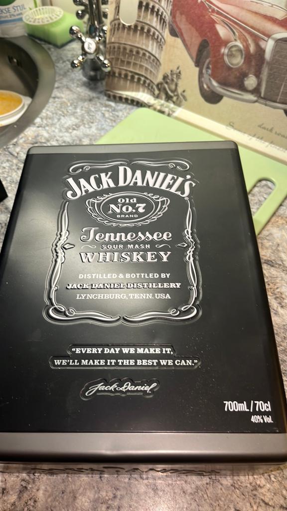 Jack Daniëls blik, Ophalen of Verzenden, Reclamebord