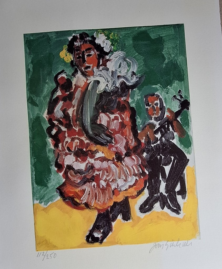 Litho Jan Sierhuis, Antiek en Kunst, Kunst | Litho's en Zeefdrukken, Ophalen of Verzenden, Personages en Fantasiefiguren, Lithografie