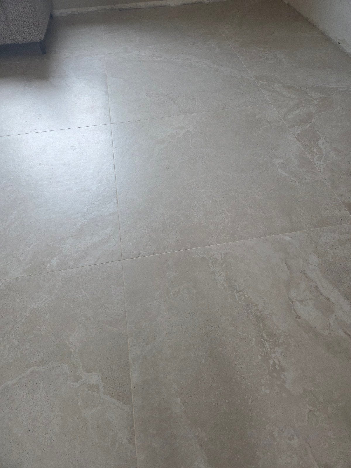 Mooie beige vloertegels, 100x100cm, Doe-het-zelf en Verbouw, Tegels, 60 cm of meer, Gebruikt, Vloertegels, 60 cm of meer