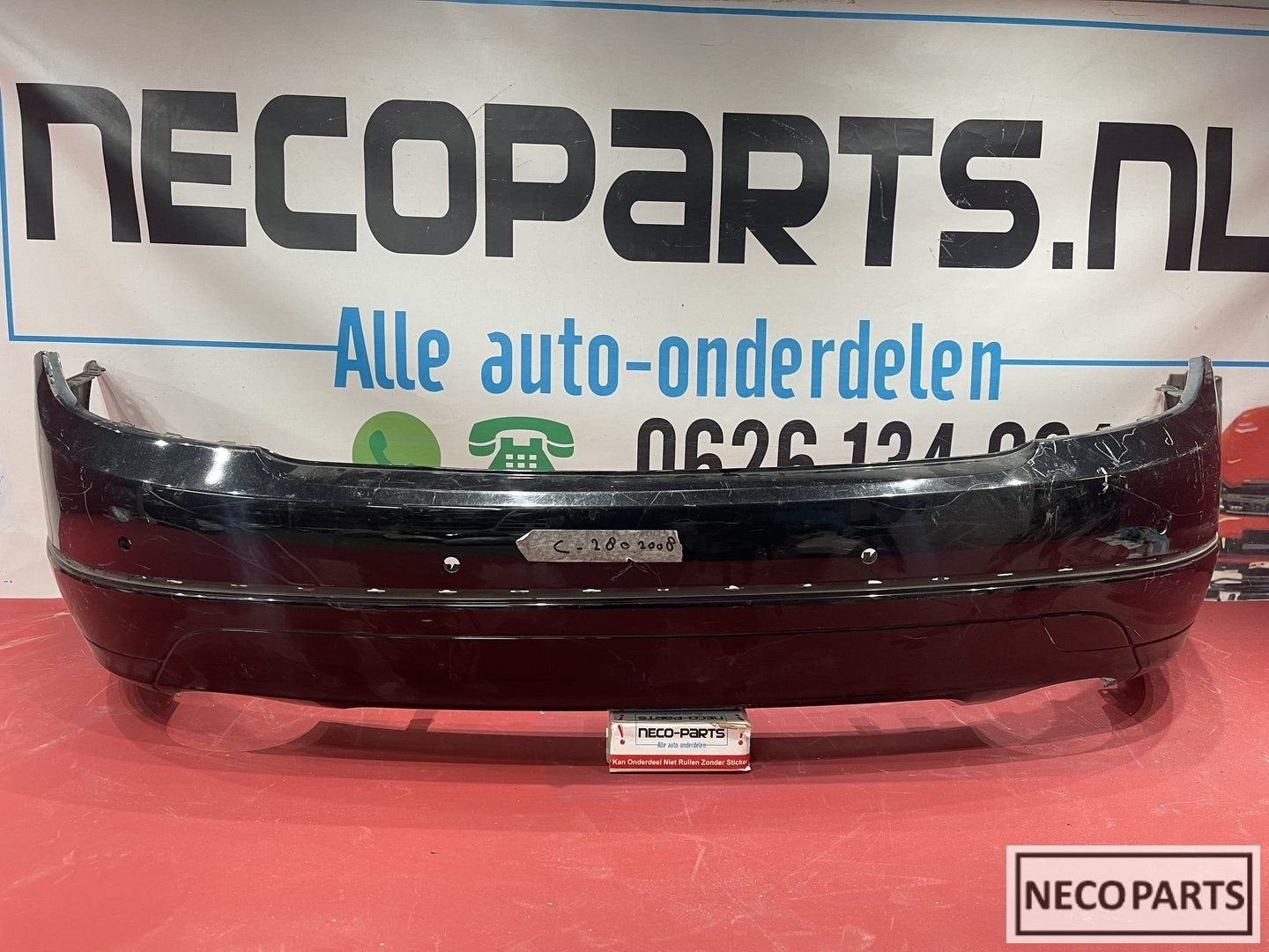 MERCEDES C-KLASSE W204 SEDAN BUMPER ACHTERBUMPER ORIGINEEL, Gebruikt, Ophalen of Verzenden, Achter, -